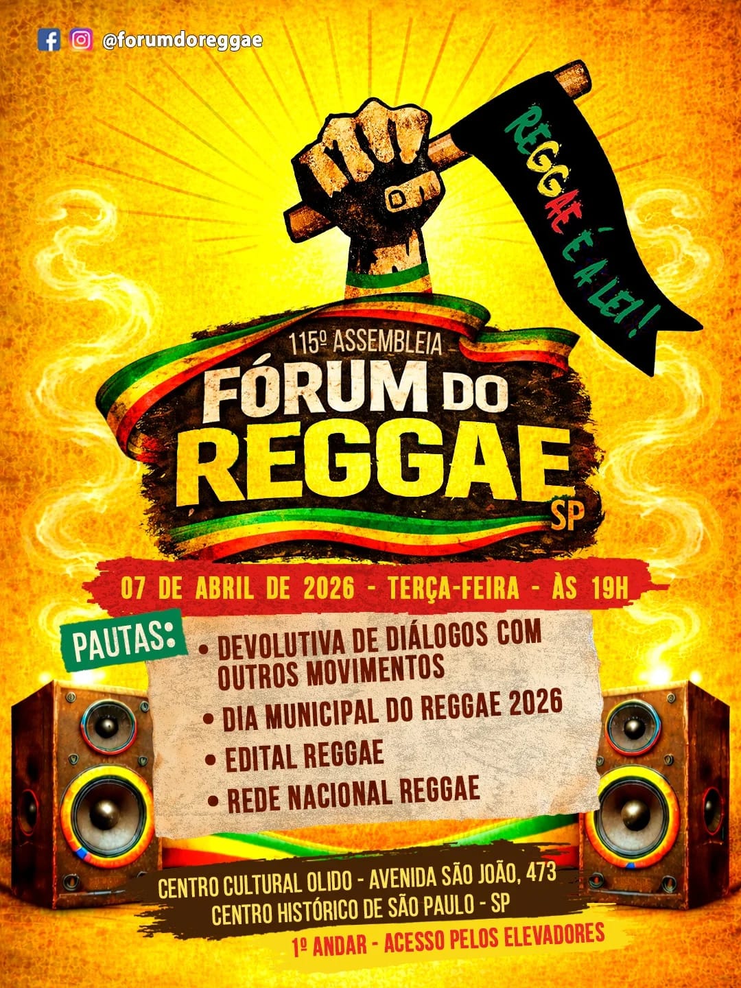 115° encontro do Fórum do Reggae - SP